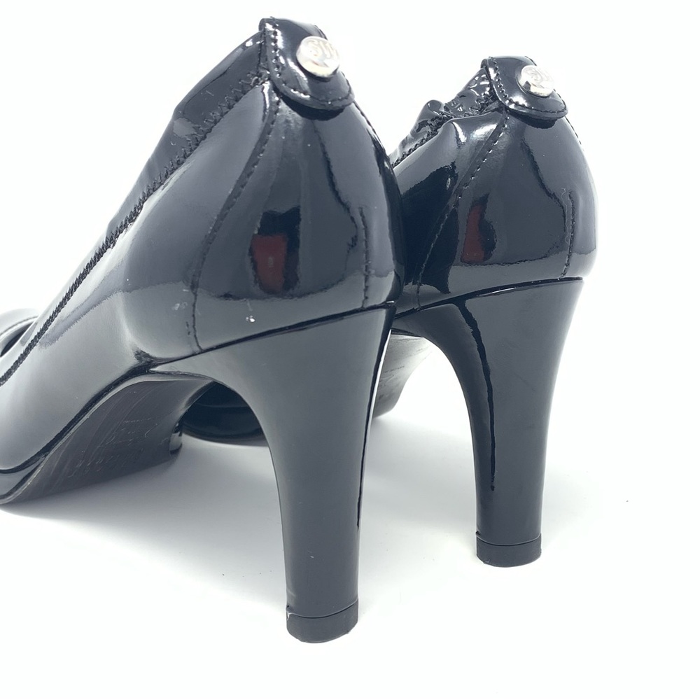 Stuart Weitzman Black Patent Leather Platform Pumps size 5 - Picture 7 of 14
